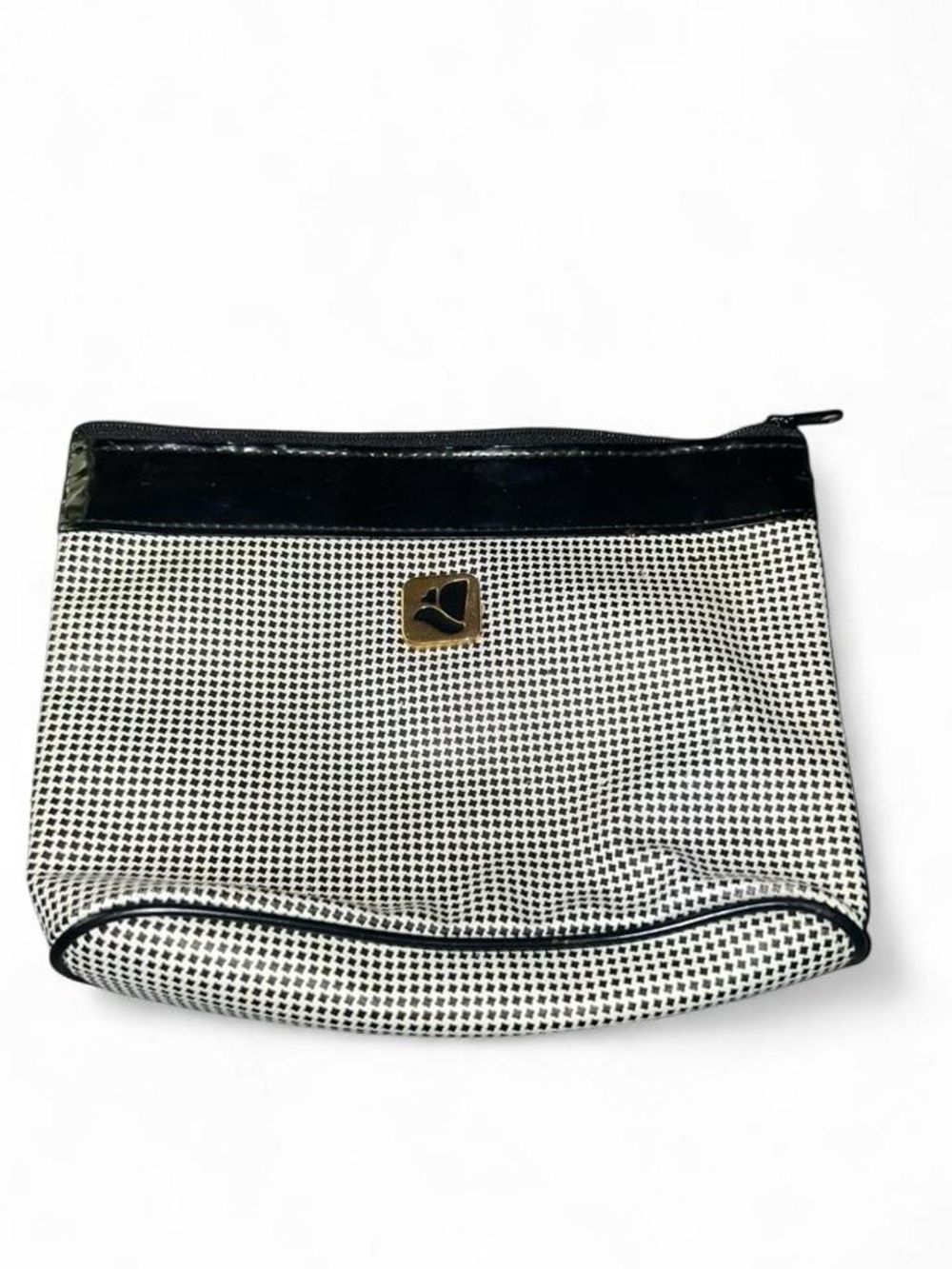Black and White Zip Pouch
